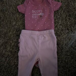 Carter's Pink Polka Dot Baby Set
